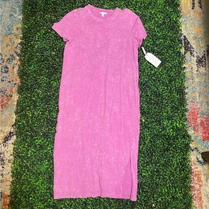 Time & Tru Brand. Purple T-shirt Dress. Brand New. Size Medium.